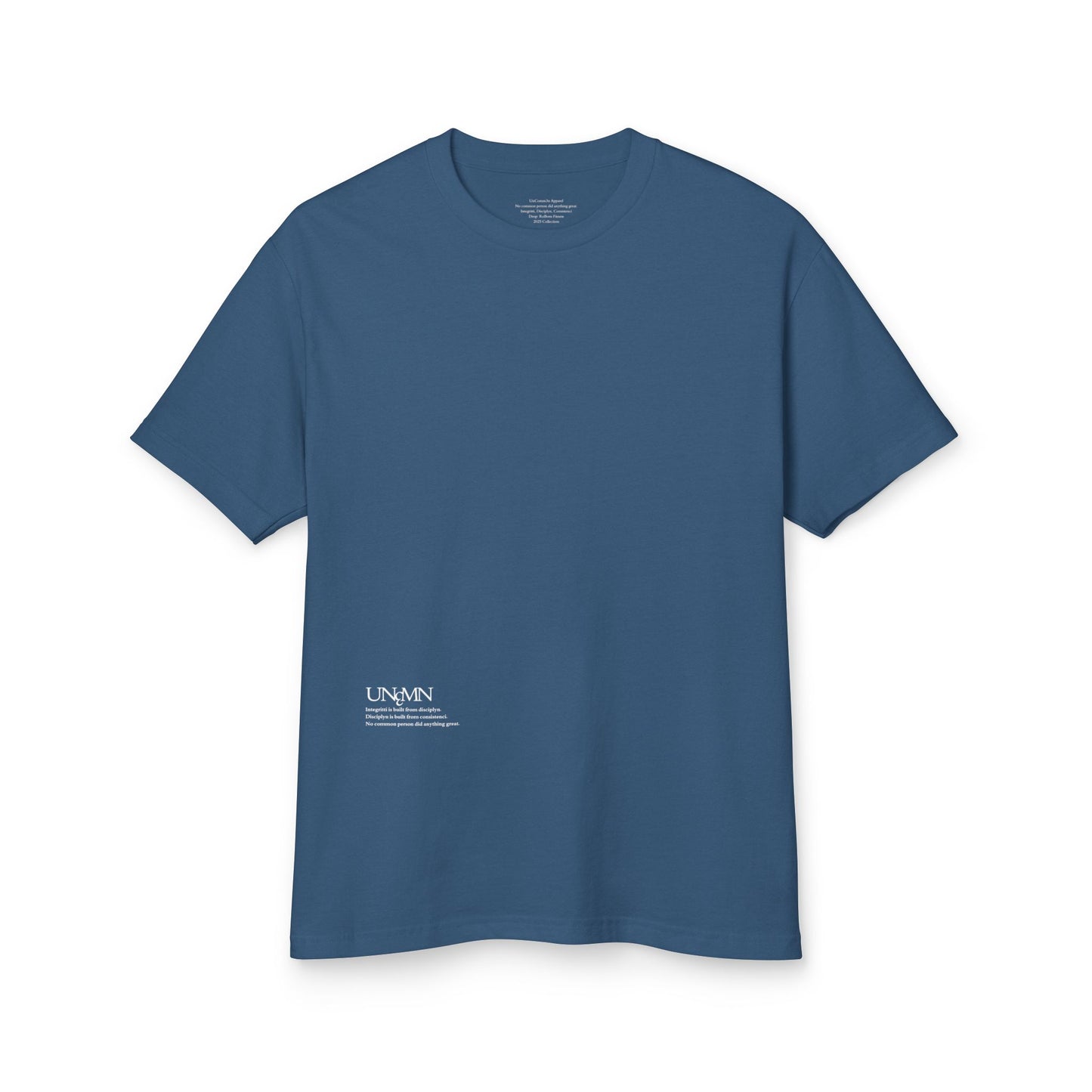 Exclusive ReBorn Fitness Oversized Premium Heavyweight T - Faded Navy