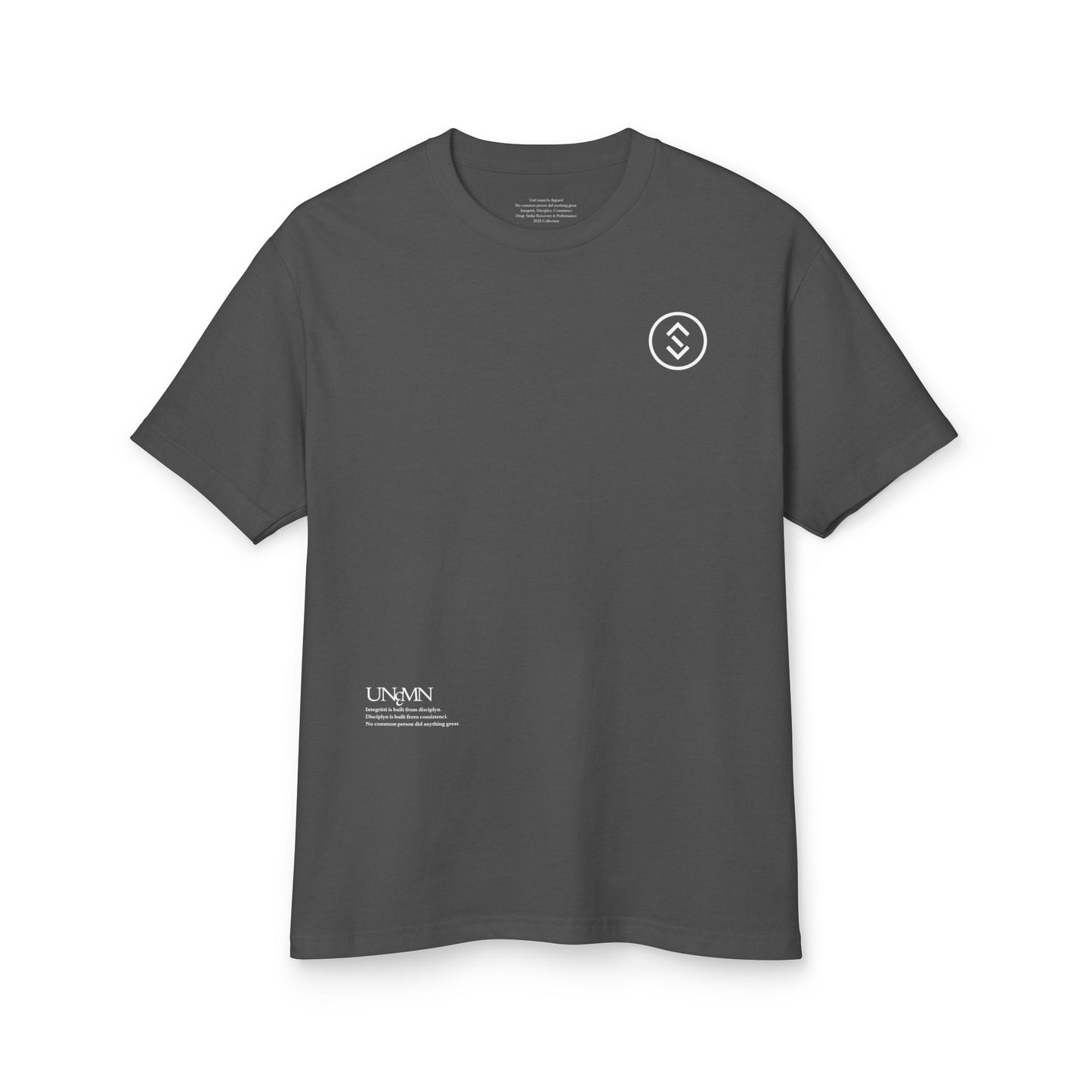 Exclusive Strike Recovery Oversized Premium  Heavyweight T - Faded Black