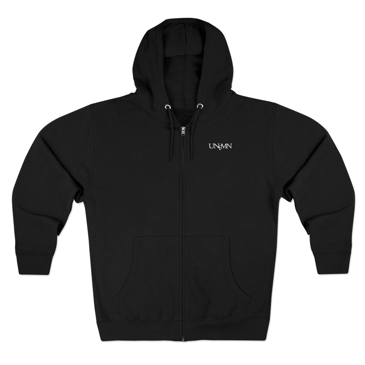 Exclusive UnComm3n アンコモン Premium ZipUp Hoodie - Black