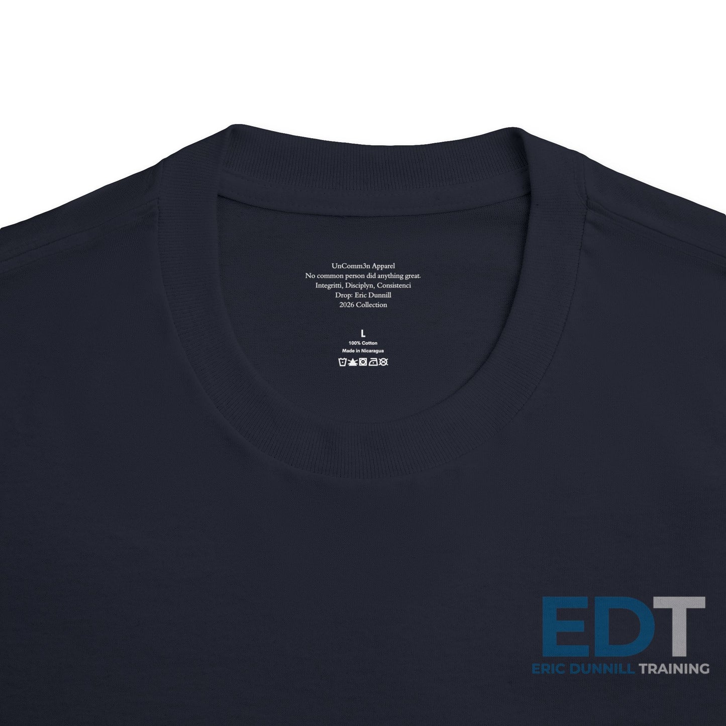 Exclusive EDT Oversized Premium Heavyweight T - Black