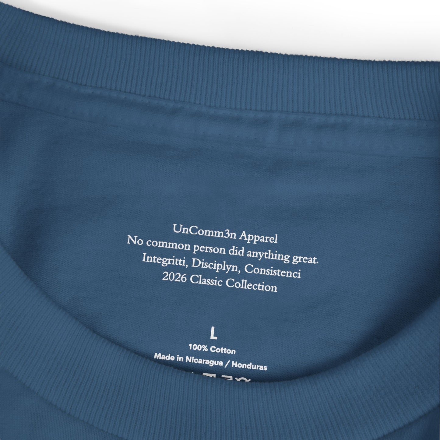 Exclusive ReBorn Fitness Oversized Premium Heavyweight T - Faded Navy